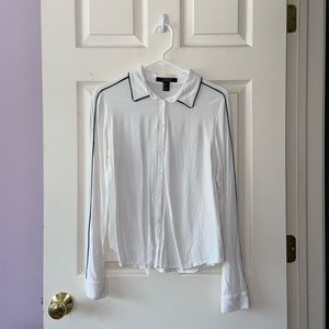 Forever 21 Contemporary White Blouse